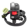 MATI Left Handlebar Start Stop Switch Headlight for Yamaha Big