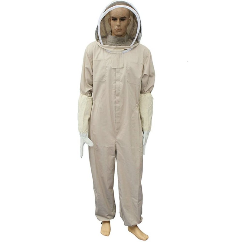 Beekeeping Protective Suit with Gloves Professional, Bee Keeper Gear, Coveralls
