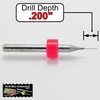 0.25mm .010" .0098" #87 Carbide Drill Bits - Five Pieces