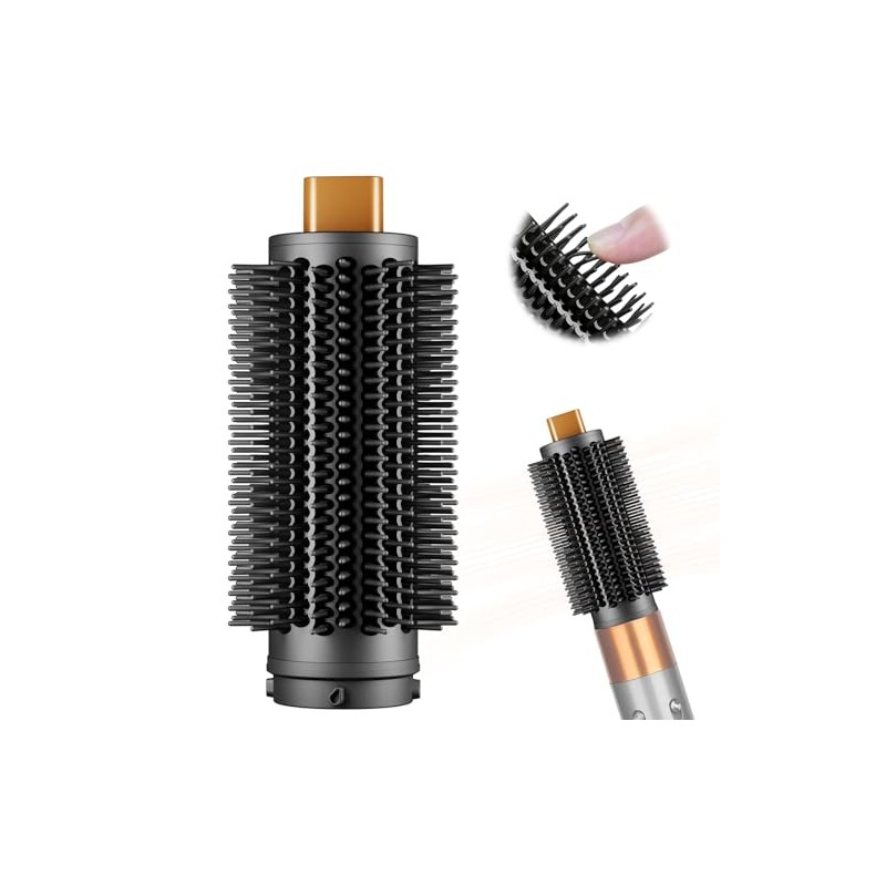 Cepillo Redondo Voluminizador Mejorado Compatible con Dyson Airwrap, Accesorio de