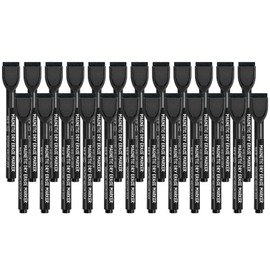 maxtek Black Magnetic Dry Erase Markers Fine Tip, Whiteboard Markers with Eraser, Fine Point Dry Erase Markers for Kids, Low Odor Dry Erase Markers for Calendar Boards (24 Count)