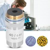 40X High Magnification Objective Lens, Achromatic Microscope Objective 40/0.65 for
