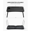 ZEAPTAC Laptop Bed Desk, Foldable Lap Table, Portable Study Table,