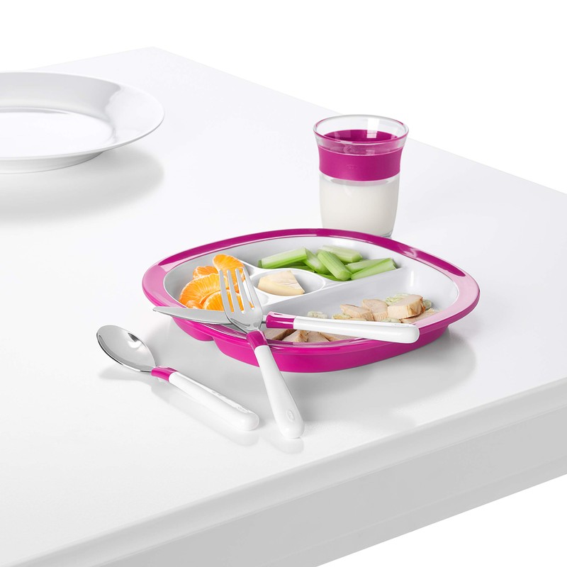 OXO Tot Cutlery Set for Big Kids, Pink