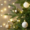 Valery Madelyn Gold White Christmas Baubles Tree Decorations - 35pcs