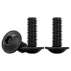 Drenky M6 X 16mm 20 Pcs Black Flanged Button Head