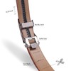 TANGCHAO Men's Belt, Leather Belt Ratchet Automatic Buckle for Men