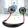 Hands free Neck Hanging USB Charging Outdoor Mini Portable Fan(Black)