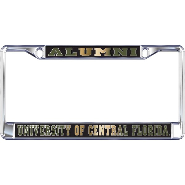 Craftique UCF Central Florida Mirrored Alumni License Plate/Tag Frame