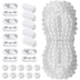 SWTYExt 10 m Roller Blind Chain Replacement Parts Roller Blind with 10 Pieces Chain Connectors & 10 Pieces Fasteners Continuous Chain Roller Blinds Chain for Vertical Blinds Blinds Repair & Change