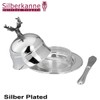 SILBERKANNE Parmesando Jam Jar, Deer, 4 Pieces, Diameter 11 cm,