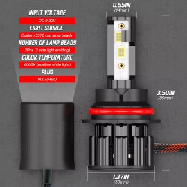 CHUSYYRAY FOR Ford F150 1999 2000 2001 2002 2003 6000K Headlight Fog Light Bulbs Kit 4pcs