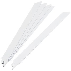 Panasonic EZ9SXMJ2 Reciprocating Saw (EZ47A1 / EA45A1) Genuine Metalwork Blades, Set of 5, Total Length 9.8 inches (250 mm)