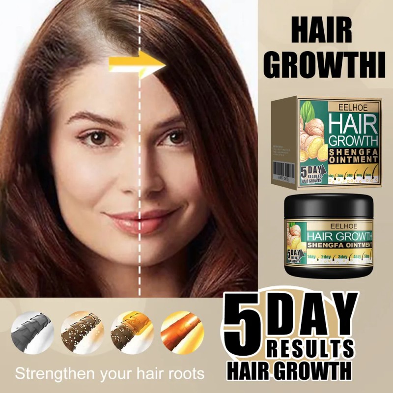 Crema Capilar De Jengibre Para El Crecimiento Del Cabello