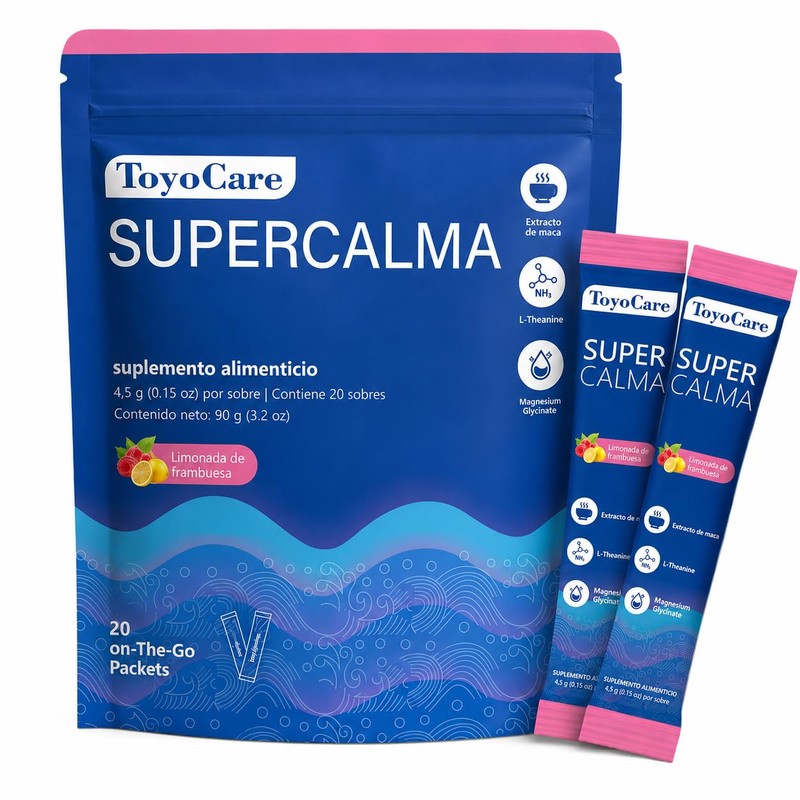 Polvo Sabor Frambuesa, Supercalm Suplemento Alimenticio