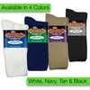 Extra Wide Comfort Fit Athletic Crew (Mid-Calf) Socks for Men