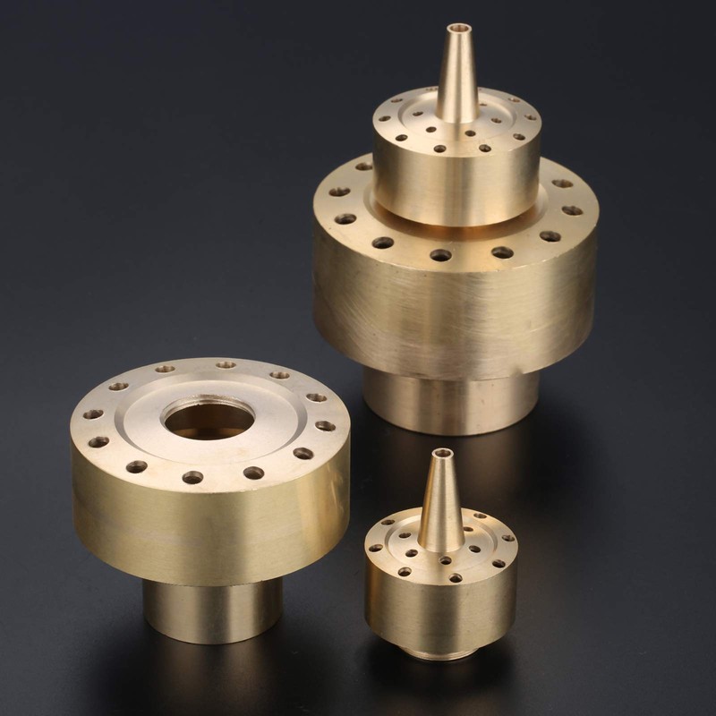 Hicello Water Fountain Nozzle 1.5" Brass DN40 Two Layers Fountain