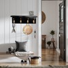 SANY DAYO HOME Wall Mounted Pine Wood Coat Rack with
