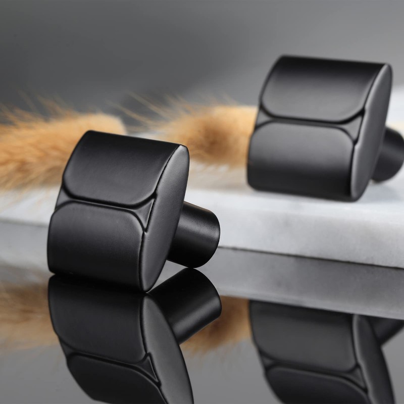 AITITAN 10 Pack Matte Black Cabinet Knobs Black Knobs for