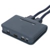 USB KVM Switch 2 Ports Wired HD Multimedia Interface KVM