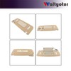 waltyotur Beige Sun Visor Passenger Side RH Lighted Mirror Replacement