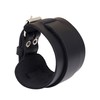 SHADOW DANCE UK Black Genuine Leather Wrist Cuff Band Adjustable