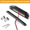 Partswcgg 4Pcs 4" Inch Smoked Amber LED Front Grille Marker