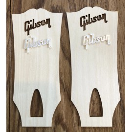 Gibson Les Paul Holly Headstock Veneer (57-60 vintage LP dimensions, with MOP )