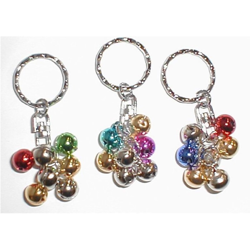 Mode Delacasa Color Bell, 7P (Single Item), Key Chain, Bear