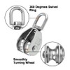 2PCS 304 Double Pulley Wheel Roller Versatile M20 Double Pulley