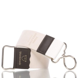 blackbeards Strop made of genuine cowhide leather, hanging strap for sharpening a razor, made in Solingen, the leather is naturally tanned, made in Germany