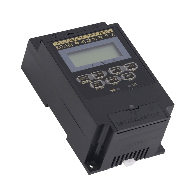 Time Switch Mechanical Timer Auto Controller Power Off Memory 25A