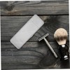FUNOMOCYA 3pcs Transparent Shaver Storage Box for Manual Razors Versatile
