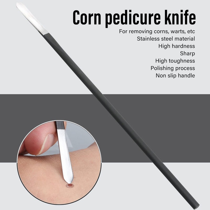 Pediküre Messer zur Maisentfernung Edelstahl Pediküre Messer für Männer für