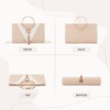 Jywmsc Straw Clutch Purses for Women Summer Beach Bags Tote