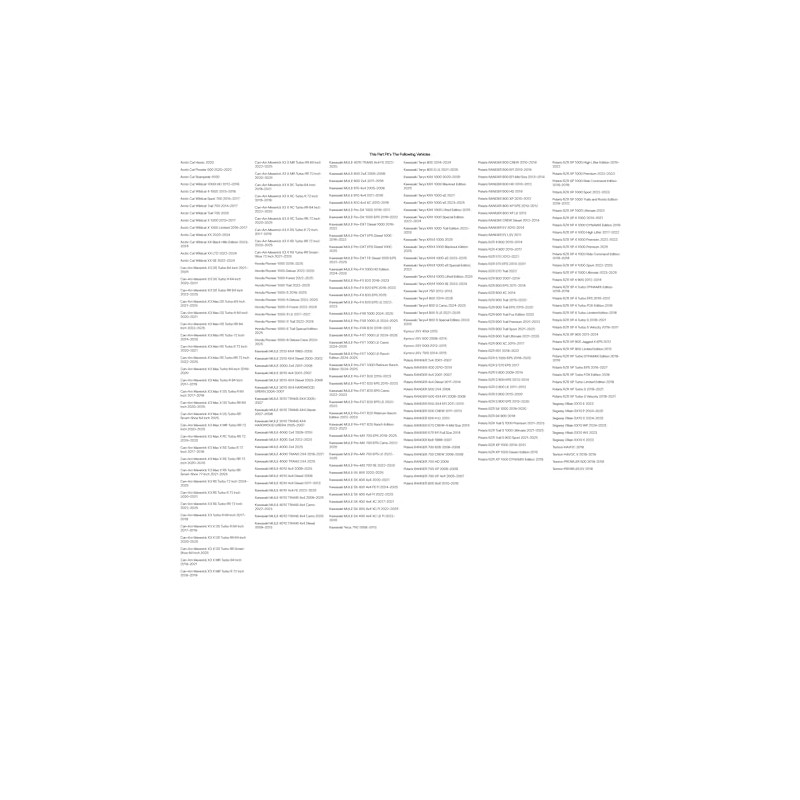 Tusk UTV Mirror Kit For KAWASAKI MULE 4010 4x4 2009-2024