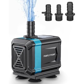 Pawfly 550 GPH Aquarium Submersible Water Pump (2000L/H, 30W) Ultra Quiet Water Fountain Pump with 6.5 ft. Lift Height Adjustable Water Pump for Fish Tanks Ponds Gardens Waterfalls Statuary and Sumps