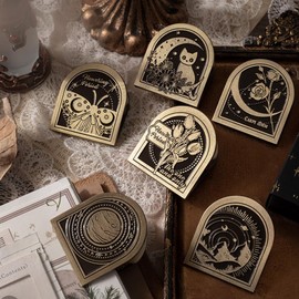 Travelers Notebook Clips, Vintage Traveler's Journal Accessories, Binder Book Holder Clamp, Journal Page Holder Clips Antique Finish (Butterfly)