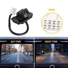 Backup Camera Rear View Camera Compatible with Honda Accord 2014-2017 Parking Park Assist Camera Replaces # 39530-T2A-A21 39530-T2A-A31 39530-T2A-U110-M2