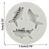 TAOXIBEI Sea Animal Polymer Clay Mold Shark Silicone Molds for