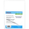 Hayes Hardcover Blank Book, White, 28 pages (14 sheets), 6"W