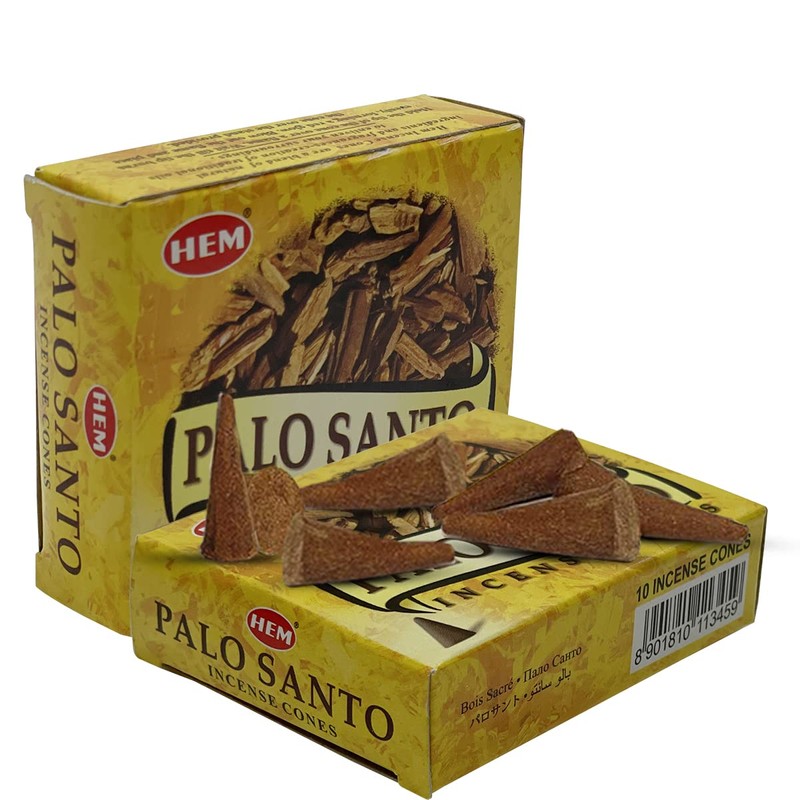 Palo Santo Incense Cones and Burner Holder Bundle from Hem