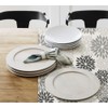 Artoid Mode Flowers Grey Dahlia Summer Table Linen, Seasonal Kitchen