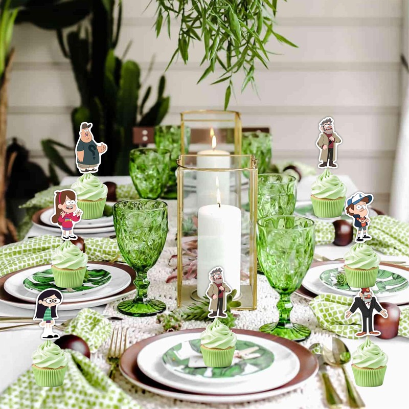 Gravity Faall Cupcake Topper - Birthday Decorations.