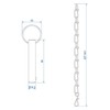 Locking Pin for Parking Supports Made of Galvanised Steel Pin