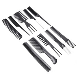 Goodland GD-COMB10 Comb Set of 10 Cutting Set Tates Tail Jumbo Mesh