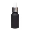 Meliars Gotero 15 Ml Frasco Negro Matizado Bulboplata (10 Pzs)