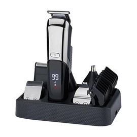 Hair Clippers for Men, 6 In 1 Hair Beard Trimmer For Men Facial & Body Groomer Hair Clipper Electric Shaver Nose Wet/Dry Trimmer Mustache