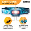 Foxelli LED Headlamp Flashlight for Adults & Kids, Running, Camping,