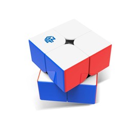 XMDCuber GAN 251M Air Speed Cube 2x2 Magnetic Stickerless, GAN 251 M Mini Cube 51 mm Puzzle 2x2x2